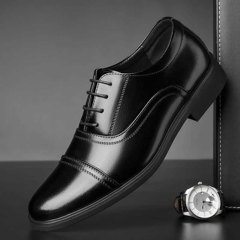 Chaussures de sécurité creuses en cuir à trois articulations et bout carré pour homme, nouvelle collection printemps 2025, 002_voghion.com
