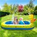 Tobogán acuático inflable con forma de dinosaurio para niños, piscina infantil, piscina con aspersores, juego de juguetes para piscina_voghion.com