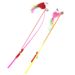 Hachi Toy Bell Colorful Mouse Feather Teaser Wand Walking Cat Fishing Rod Training_voghion.com