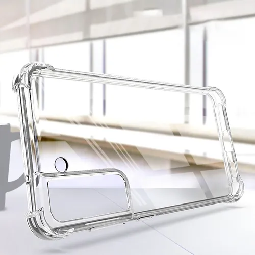 3D Airbag Stötsäkert silikonfodral för Samsung Galaxy S21 S20 Fe Ultra S10 S9 S8 Note 10 Plus Lite 20 9 8 Clear Soft Case_voghion.com