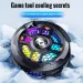 2024 NEW SL18 Mobile Phone Magnetic/ Back-Clip 2 In 1 Semiconductor Radiator With RGB Light For IOS Android PUBG LOL_voghion.com