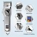 Opluedbar elektresch Hoerschneider a Baarttrimmer-Set fir Männer - Perfekt Kaddo fir Pappendag oder Feierdeeg_voghion.com