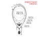 Set di collane gotiche a strati color argento per donna, collana multifilo con ciondolo a forma di cuore scuro punk, ala e pugnale, gioiello di tendenza della sottocultura alternativa_voghion.com