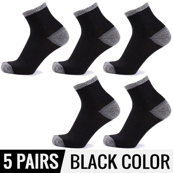 5HSS új márka 5Pairs férfi pamut zokni gyorsan száradó férfi téli zokni Strandard Thermal férfi trekkinghez Kiváló minőség_voghion.com