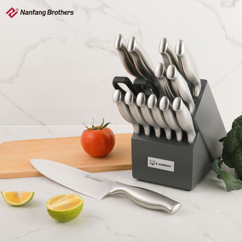 15 Pieces High Quality Chef Knife_voghion.com