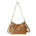 New Women's Single Shoulder Crossbody Underarm Bag Simple Solid Color Versatile Chain Handbag_voghion.com