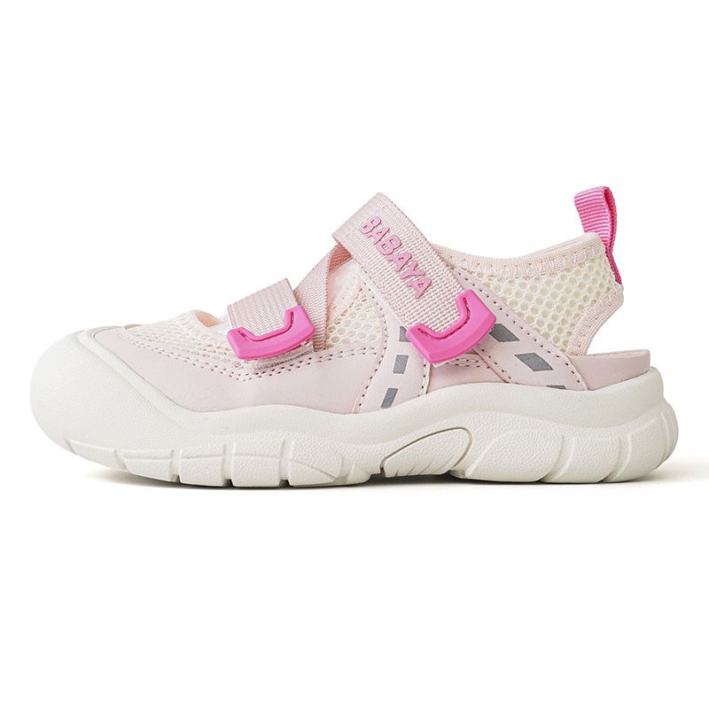 XD-BS50935 Children's Sandals, Girls' Toe Cover Sports Shoes, Summer New Boys' Hollow Single-mesh Casual Shoes_voghion.com