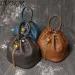 LUOKIR Nuovo Metallo Drstring Versatile Borsa da Donna Vera Pelle Catena Tracolla Vintage Secchiello Borsa Cellulare_voghion.com