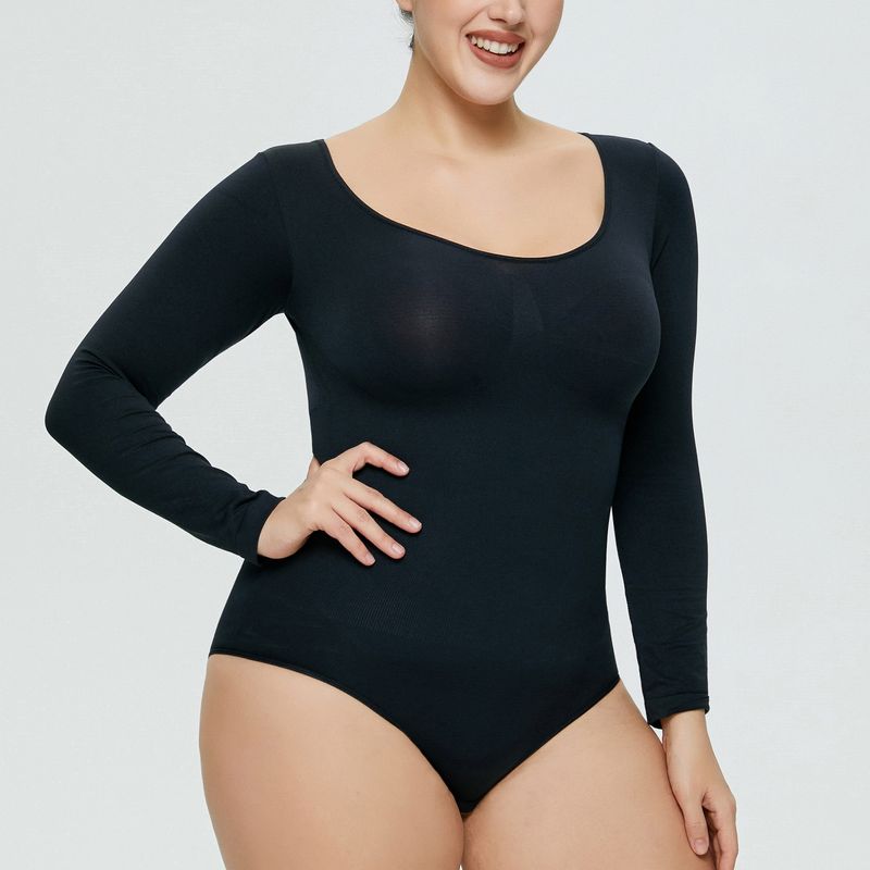 Underwear, tummy tuck, shapewear, women's tight, long sleeve corset, slimming clothing, beautiful body shapewear_voghion.com