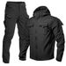 Men's Winter Shark Skin Softshell Jacket Set - Fleece Lined, Windproof, Tactical Outdoor Suit For Hiking, Military Enthusiasts_voghion.com
