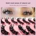 False eyelashes 10 pairs of large roll natural fiber curl eyelashes thick natural_voghion.com