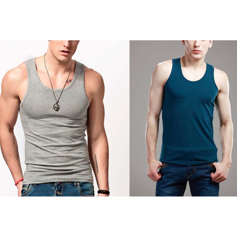 Conjunto de duas peças de colete ultrabaixo, colete esportivo, colete de corrida, colete casual, prático e bonito, alto desempenho de custo, adequado para primavera e verão_voghion.com
