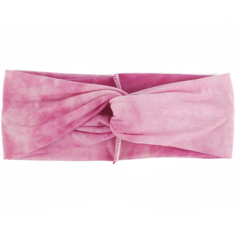 Printemps/été bohème élastique sport femmes cravate teint croix large bord bandeau_voghion.com