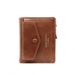 Korean Style Casual Men's Short Vertical Multi-Card Slot Business Zipper Key Wallet Mini Coin Purse_voghion.com