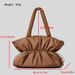 Personalized Shoulder Bag, New Arrival In Autumn And Winter, Large-capacity Pleated Drawstring Handbag, Soft And Lightweight Padded Underarm Bag._voghion.com