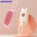 Elektrisk kattångborste med sprayport Rengöringskattborste USB-laddningsbar djurgroomingkam för att ta bort trassligt löst hår_voghion.com