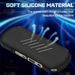 Custodia protettiva Trimui Smart Pro Full Fit con cordino, anticaduta, antigraffio, antiscivolo, in silicone nero morbido_voghion.com