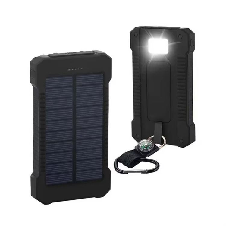 20000 MAh Top Solar Power Bank Waterproof Emergency Charger External Battery Powerbank For Xiaomi MI IPhone Samsung LED_voghion.com