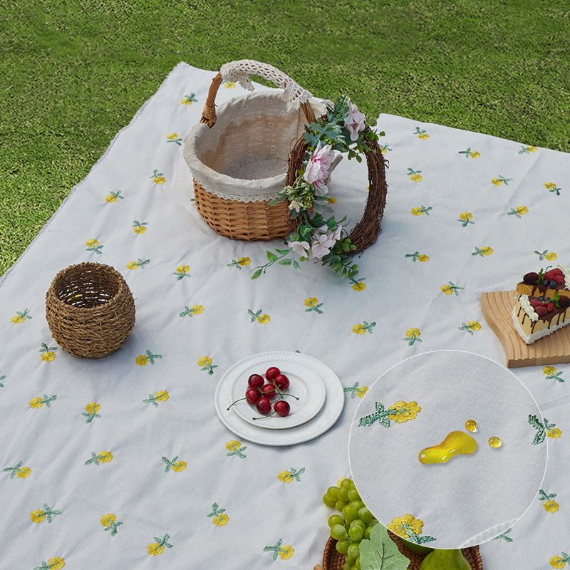Su Geçirmez ve Yağa Dayanıklı Piknik Örtüsü - Kamp, Çim ve Seyahat İçin Kalın Dış Mekan Matı, Taşınabilir ve Dayanıklı_voghion.com