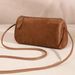 2025 Autumn And Winter New Suede Cylinder Matte Single Shoulder Crossbody Women's Small Round Phone Bag_voghion.com