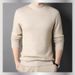 New Spring And Autumn Solid Color Half Turtleneck Knitted Slim Fit For Young Men Base Layer Sweater Men's Clothing_voghion.com