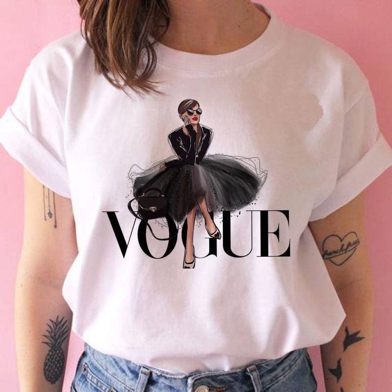 T-shirt da donna a maniche corte della serie Princess_voghion.com