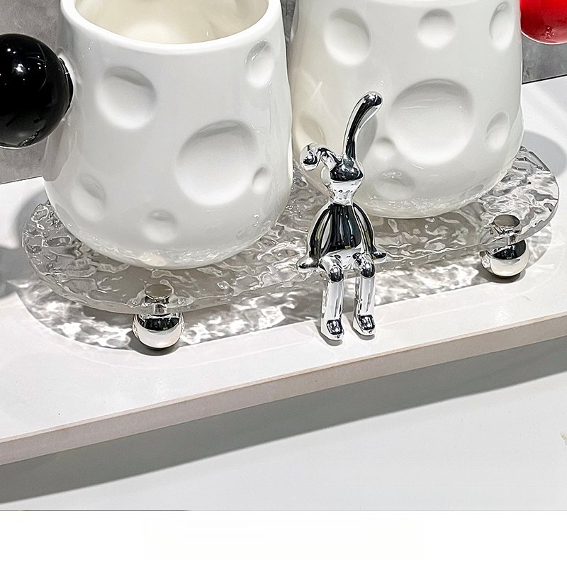 High-Quality Mouthwash Couple Toothbrushing Household Premium Washing Set Cup Toothbrush Holder_voghion.com