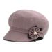 Elderly Beret Spring And Autumn Casual Mom Grandma Octagonal Round Top Flat Brim Women's Mother-in-law Hat_voghion.com