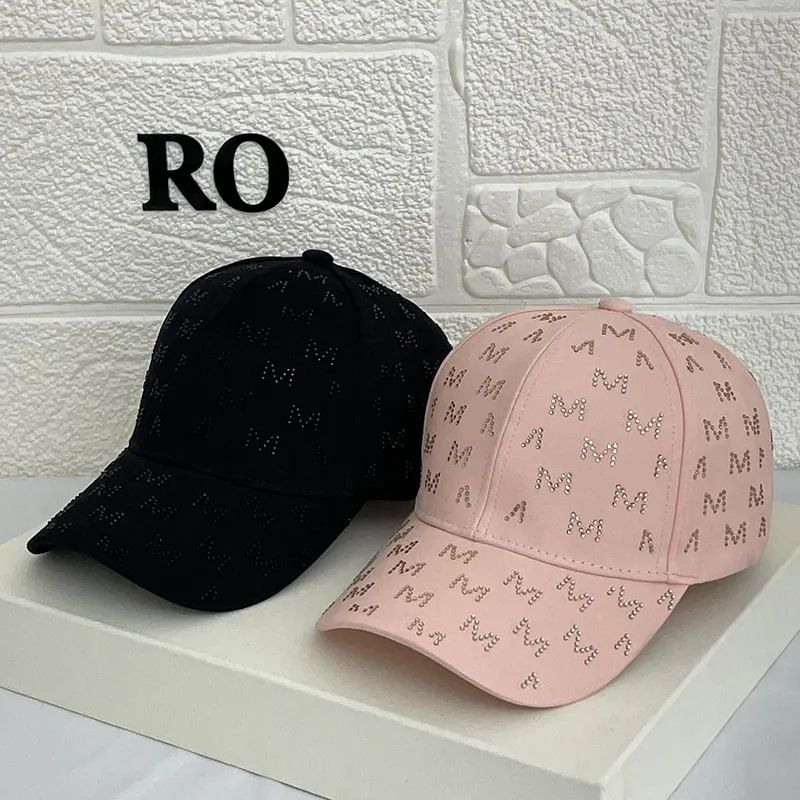 Frühling und Herbst Freizeit Kinder Ins All Over Hot Dia Buchstabe M Mode Entenzunge Hut Sommer Vielseitig_voghion.com