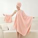 Coral Fleece Cloud Grid Towel Does Not Absorb Water, Bath Towel Adult Shower Cap Set_voghion.com