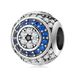 Damen Schmuck Armband DIY Blau Zirkon Hohlperlen Türkisches Auge S925 Sterling Silber Perlen Böser Blick Silber Zubehör_voghion.com