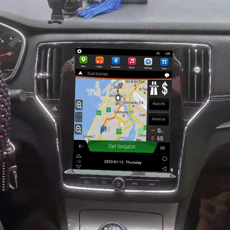 Suitable for Roewe RX5 vertical screen car navigation system Android large screen reversing image 12.1 inch central control display_voghion.com