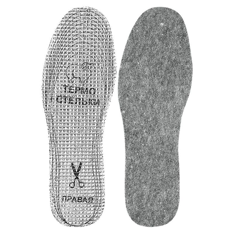 Breathable Wool Felt Insoles With Aluminum Foil Layer – Cushioned & Customizable For Sports, Dress & Casual Shoes – Unisex Sizes 36-45_voghion.com