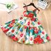 Mädchen Rock Sommer Neue Koreanische Stil Modische Plissee Kleid Für Mittlere Und Große Kinder Prinzessin Floral Hosenträger Rock_voghion.com