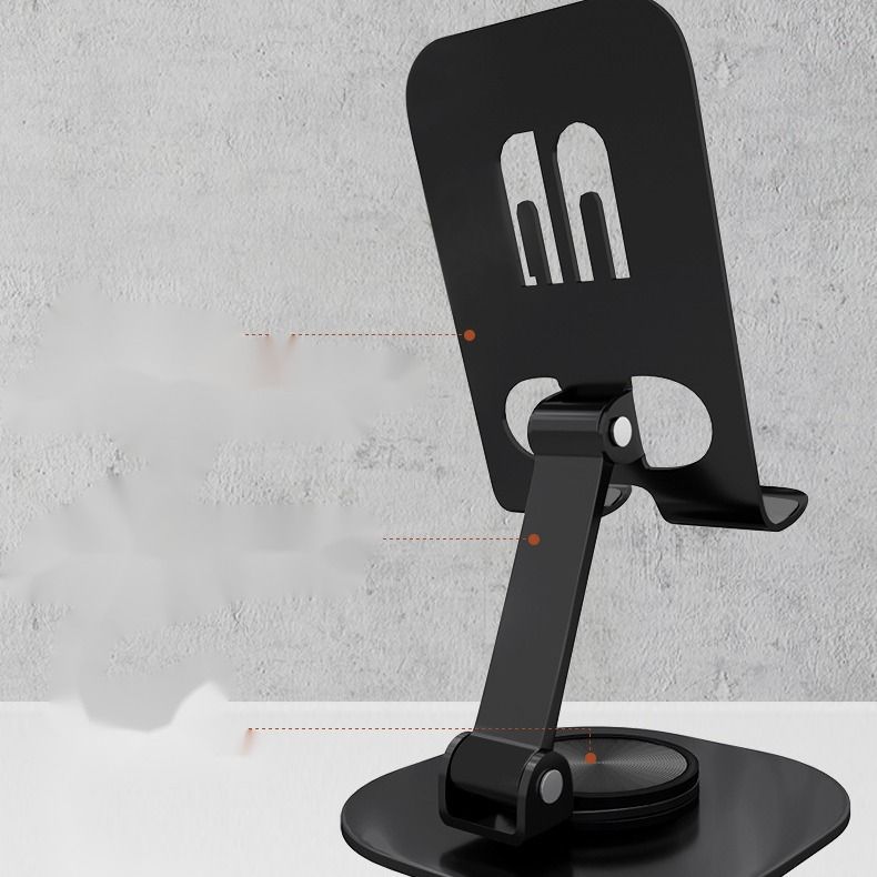 Supporto per telefono cellulare in lega di alluminio, supporto per telefono cellulare da tavolo, portatile, pieghevole, con piastra di supporto interamente in metallo_voghion.com