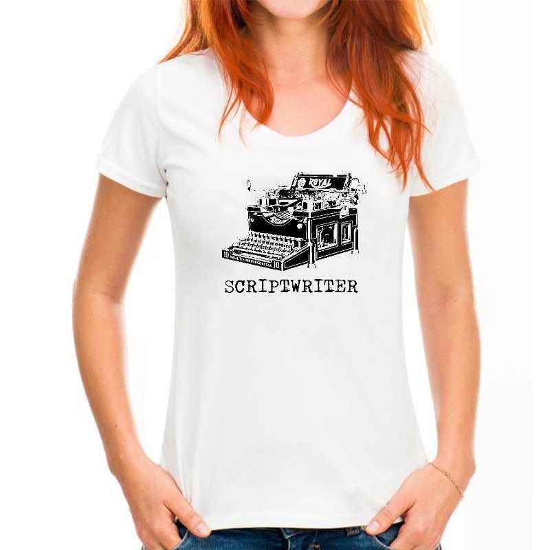 Stsenarist Stsenarist T-särk Top Tee sünnipäevakingitus Unisex meeste esmaklassiline meeste t-särk_voghion.com