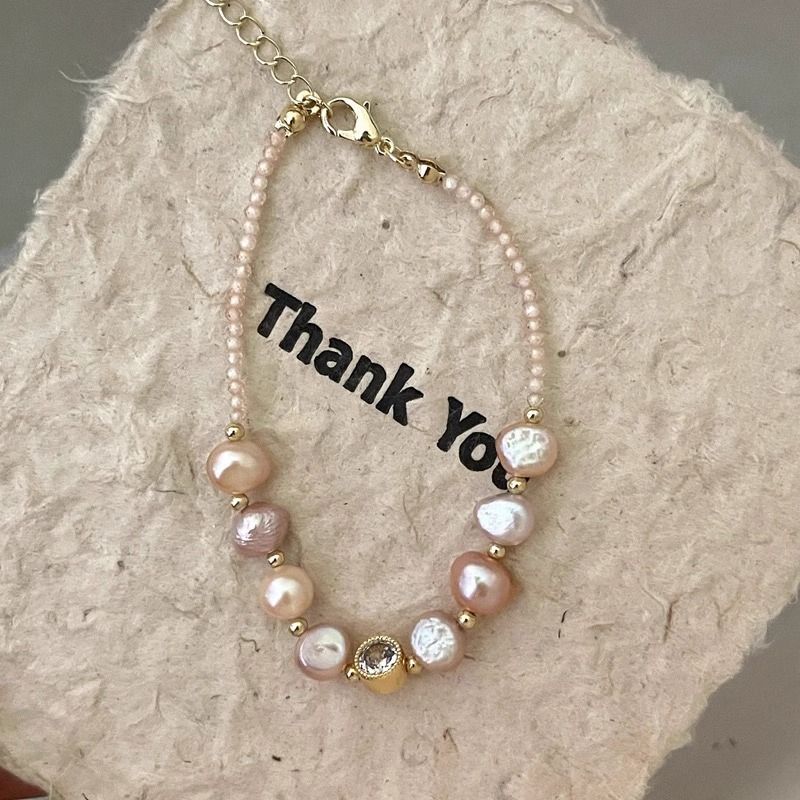 Baroque Natural Freshwater Pearl Beaded Bracelet For Women, High-End Niche Design, Fashionable Versatile Jewelry_voghion.com