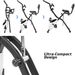 Folding Exercise Bike, Fitness Upright And Recumbent X-Bike With 16-Level Adjustable Resistance, Arm Bands And Backrest_voghion.com