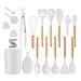 35Pcs Kitchen Cooking Utensils Set Spatula Set Baking Utensil Set Kitchen Accessories Necessities With Holder Egg Whisk Separator Tong Turner Spoons_voghion.com