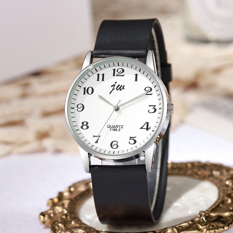 Lovers To Watch Fashion Tape Men's Watch Female Students Large Number Display_voghion.com