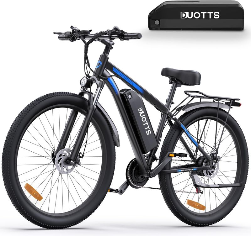 OneSportWay DUOTTS C29 Batterie détachable 48V, moteur 15Ah 250W, VTT, 21 vitesses, professionnel, avec écran LCD,_voghion.com