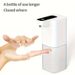 USB Rechargeable Touchless Foaming Hand Soap Dispenser - Sleek White & Blue, Easy-to-Use, Mercury-Free Plastic_voghion.com