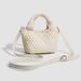 Niche Design Versatile Handwoven Mother-Daughter Single Shoulder Crossbody Bucket Bag Basket Daily Mini Handbag_voghion.com