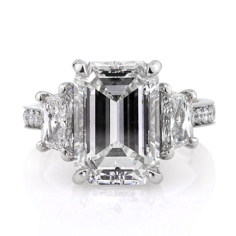 Anel de noivado feminino Cao Shi Fashion, grande, quadrado, com simulação de diamante e zircônia, romântico, para casamento_voghion.com