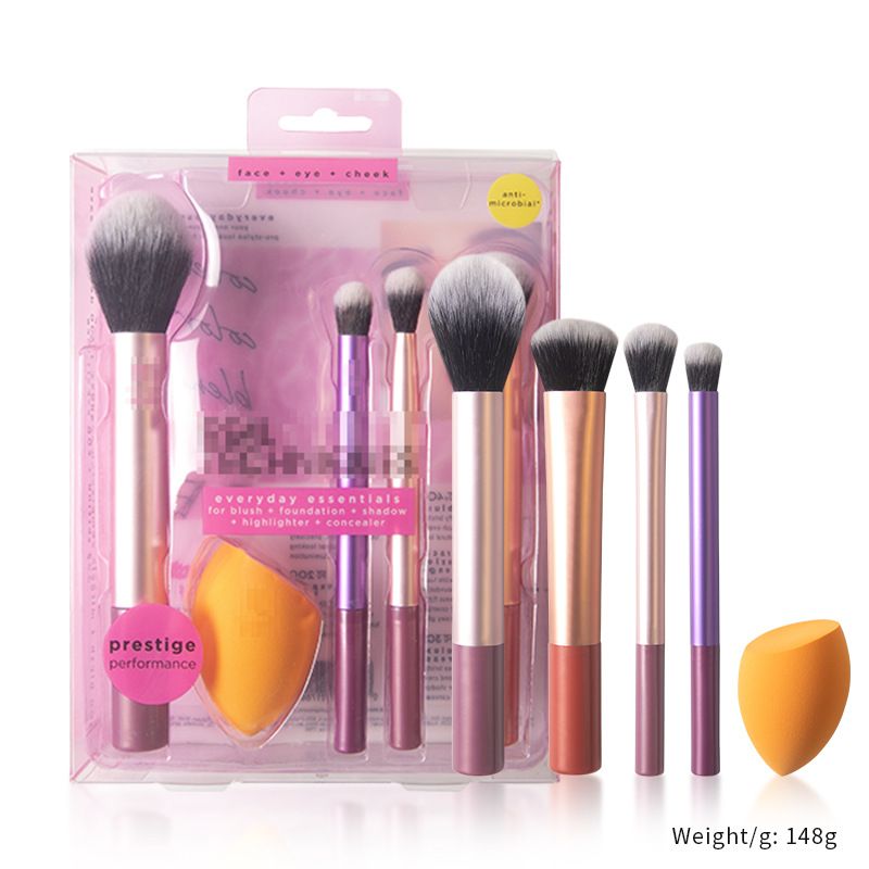 Makeupbørstesæt Bærbart børstesæt med skønhedsæg_voghion.com