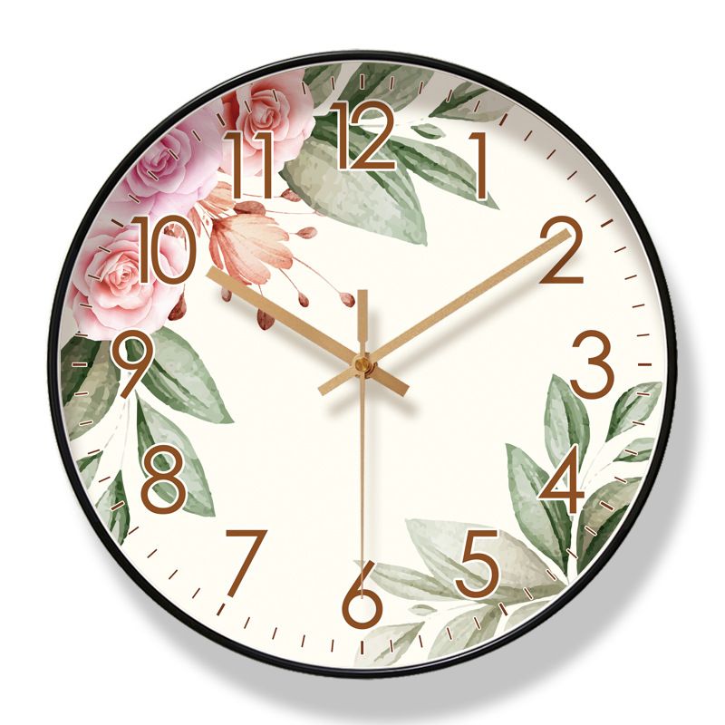 Yipula 6726 Wall Living Room Simple Nordic Fashion Home Silent Sweep Second Quartz Clock_voghion.com