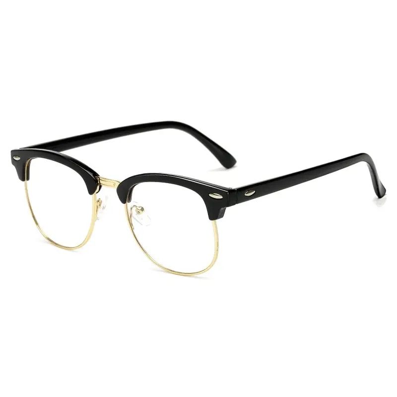 Men Retro Anti Blue Light Computer Reading And Gaming Glasses 2023_voghion.com