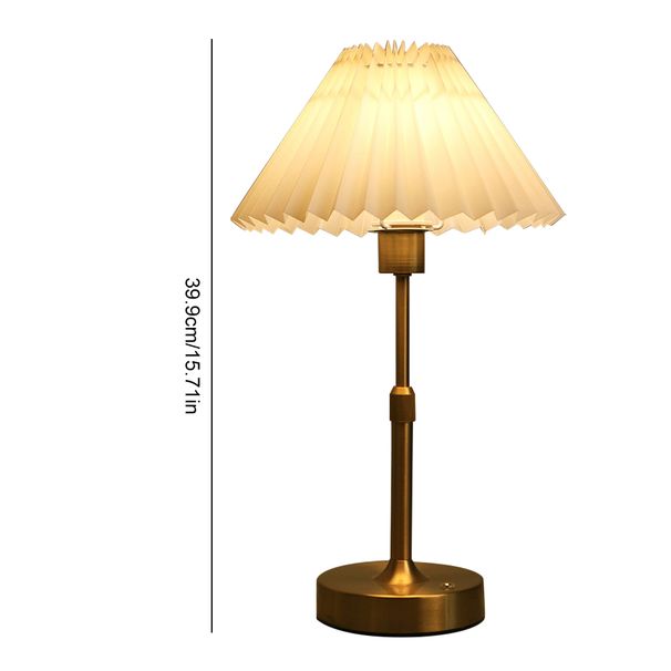 Draadloze LED-tafellamp, oplaadbare bedlamp, dimbare bureaulamp, touch-nachtlamp voor eetkamer, patio, badkamer_voghion.com