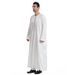 Herrenbekleidung Herrenroben Mode lockerer einfacher muslimischer Kaftan_voghion.com