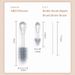 3 in 1 Silicone Milk Feeding Bottle Brush Set With Pacifier Straw Brush Siutable For Sippy Water Cup Vacuum Flask_voghion.com